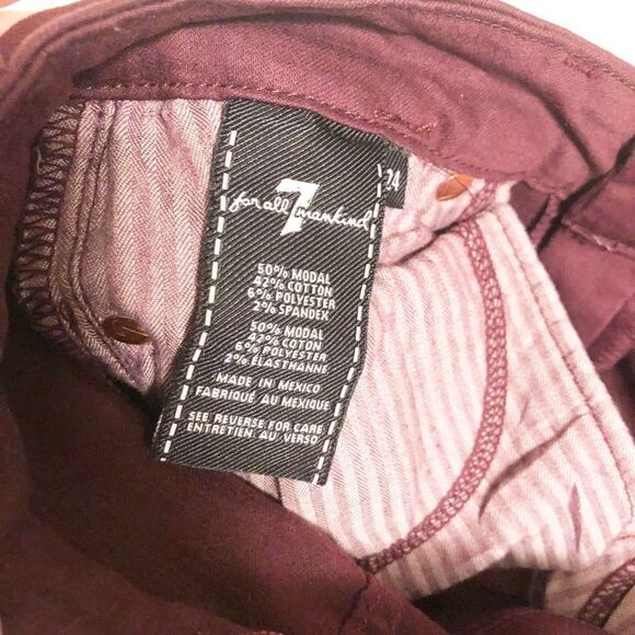 7FAM Super Skinny Coated Ankle Jeans - Picture 5 of 7